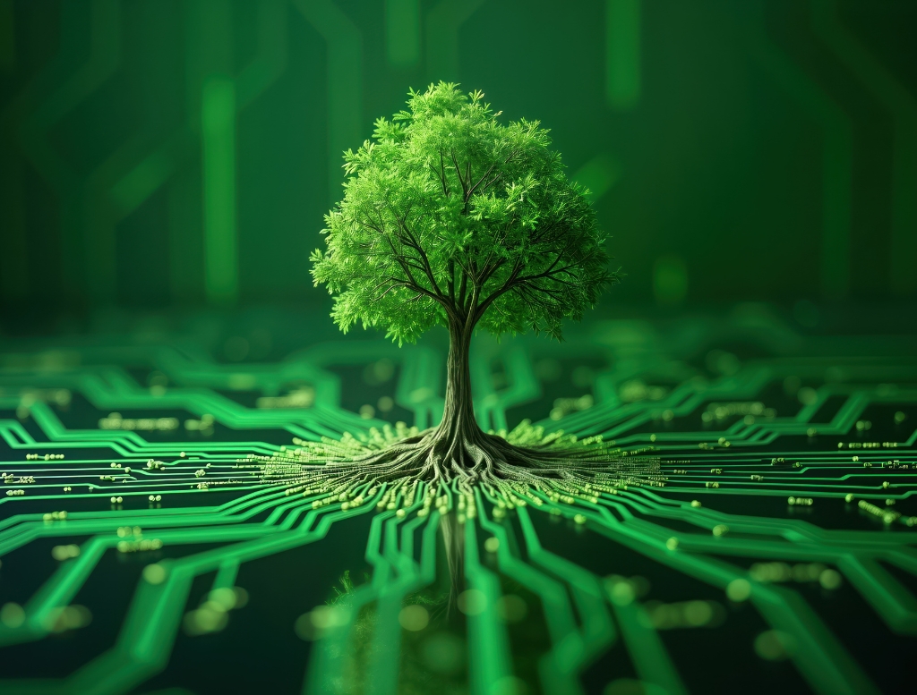 Albero green digitale